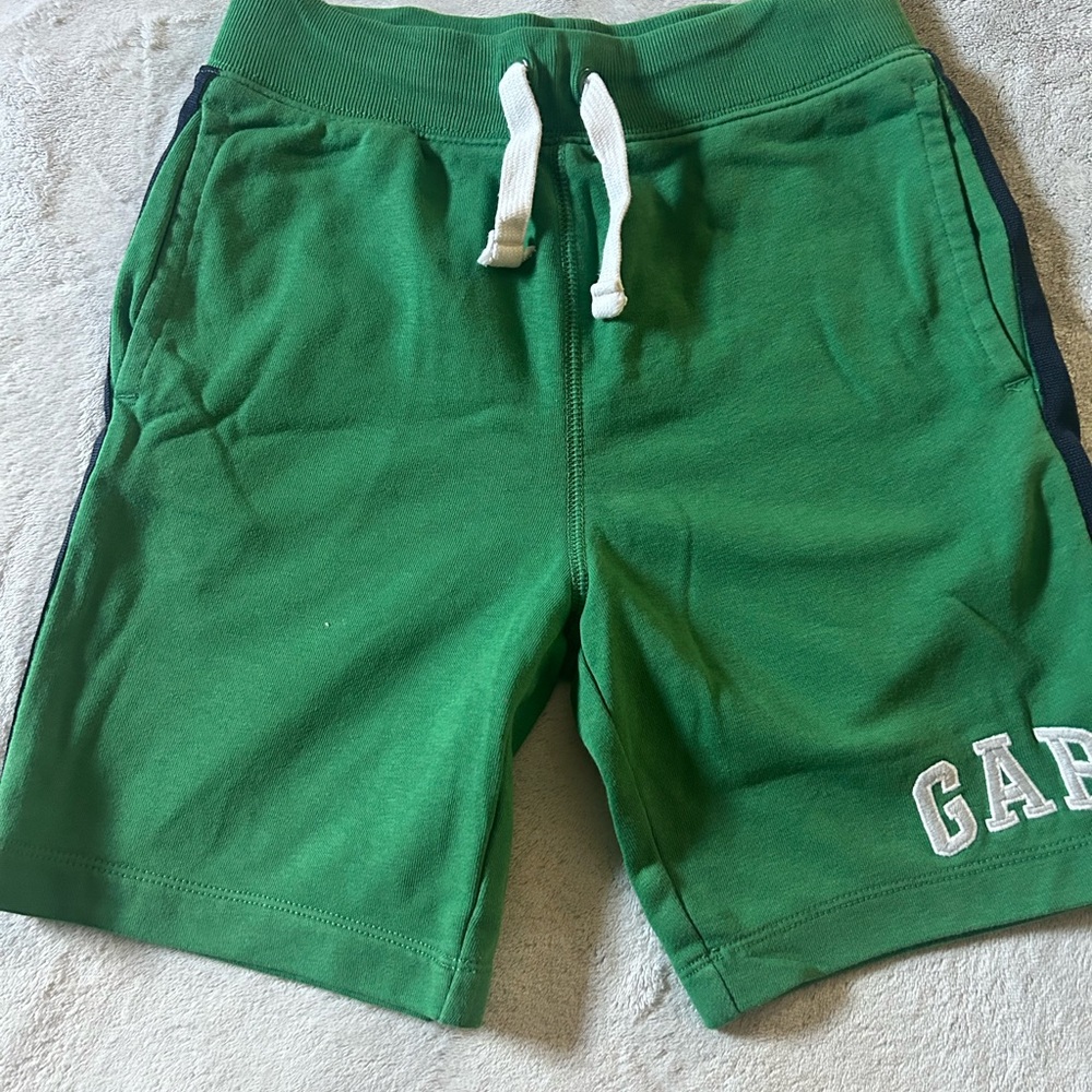 GAP Green Shorts with White Drawstring